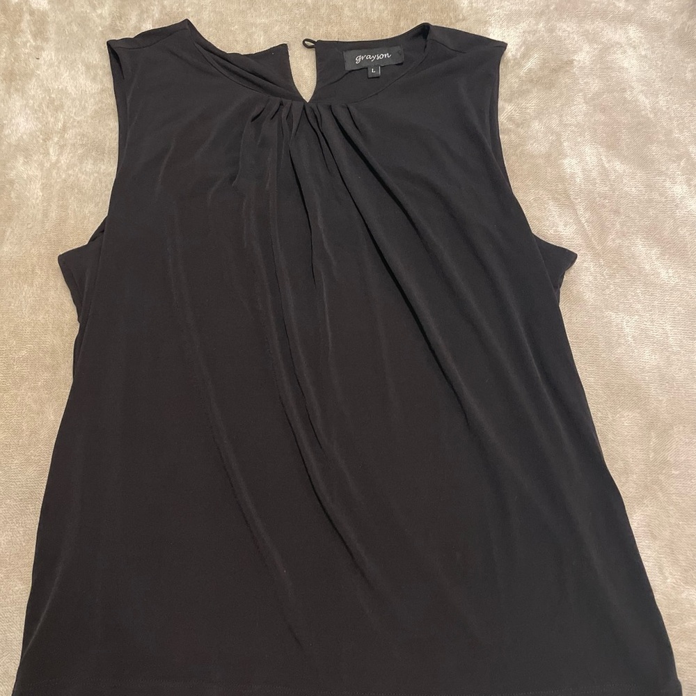Women’s Size Large Black Blouse